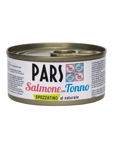 PARS SPEZZATINO SALMONE con TONNO 70g