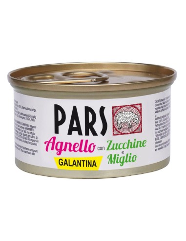 PARS GALANTINA AGNELLO con ZUCCHINE E MIGLIO 95g E POMODORI 95g