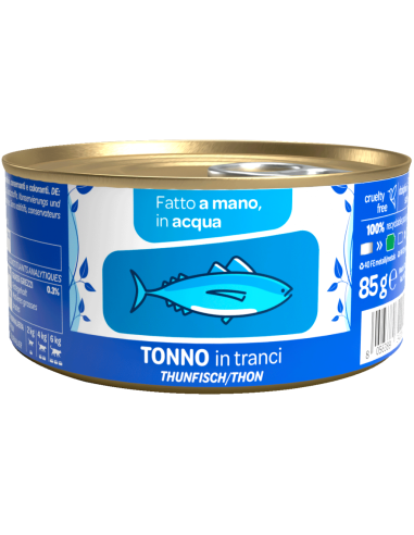 wenature tonno in tranci in acqua 85g