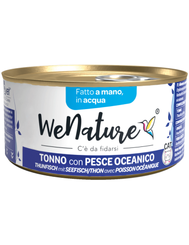 wenature tonno con pesce oceanico in acqua 85g