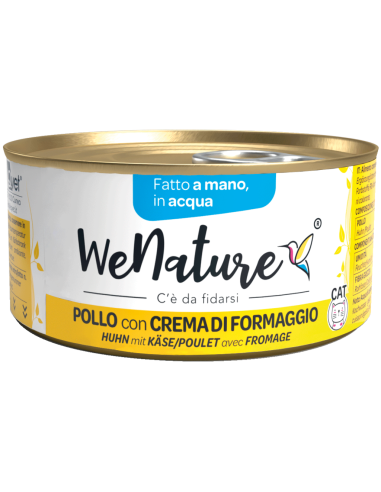 wenature pollo con formaggio in acqua 85g