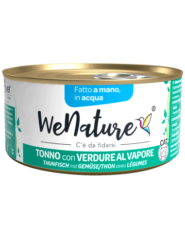 wenature tonno con verdure in acqua 85g