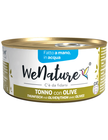 wenature tonno con olive in acqua 85g