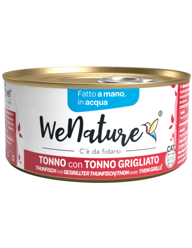 wenature tonno con tonno grigliato in acqua 85g