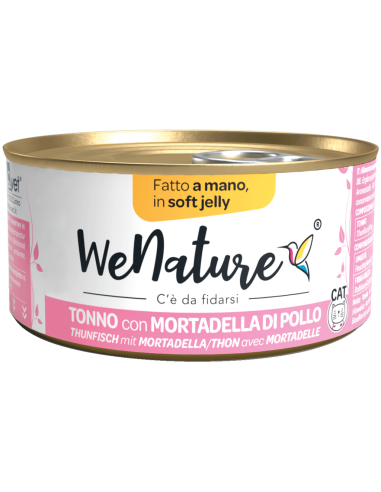 wenature tonno con mortadella in soft jelly 85g