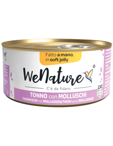 wenature tonno con molluschi in soft jelly 85g