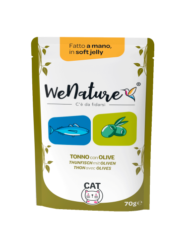 wenature tonno con olive in soft jelly 70g pouch