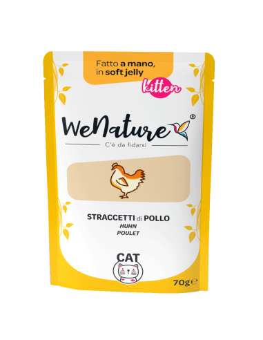 WENATURE KITTEN PETTO di POLLO  in SOFT JELLY 70g pouch