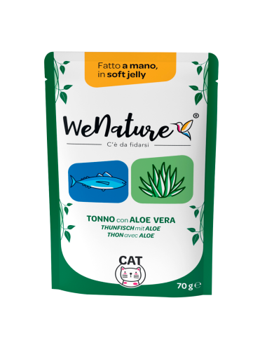 WENATURE TONNO con ALOE VERA in SOFT JELLY 70g pouch