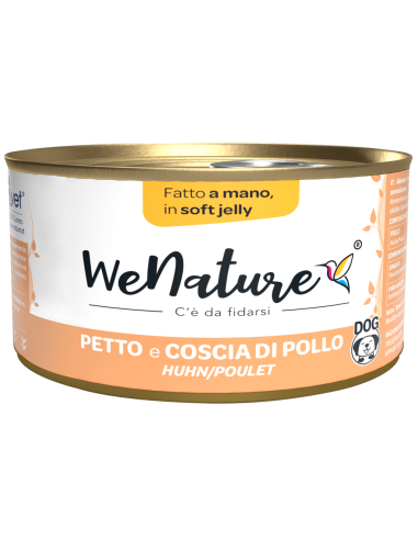 wenature tonno con mortadella di pollo in soft jelly 70g pouch