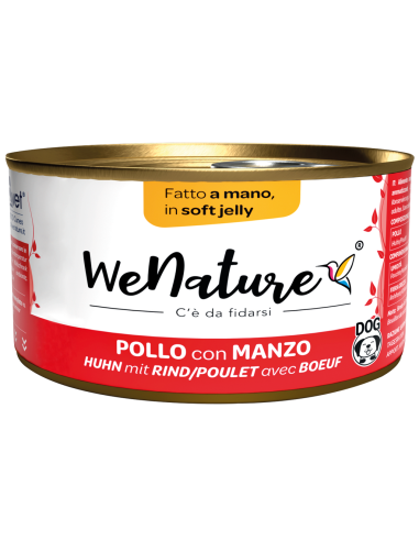 WENATURE DOG Pollo con Manzo in JELLY 150g